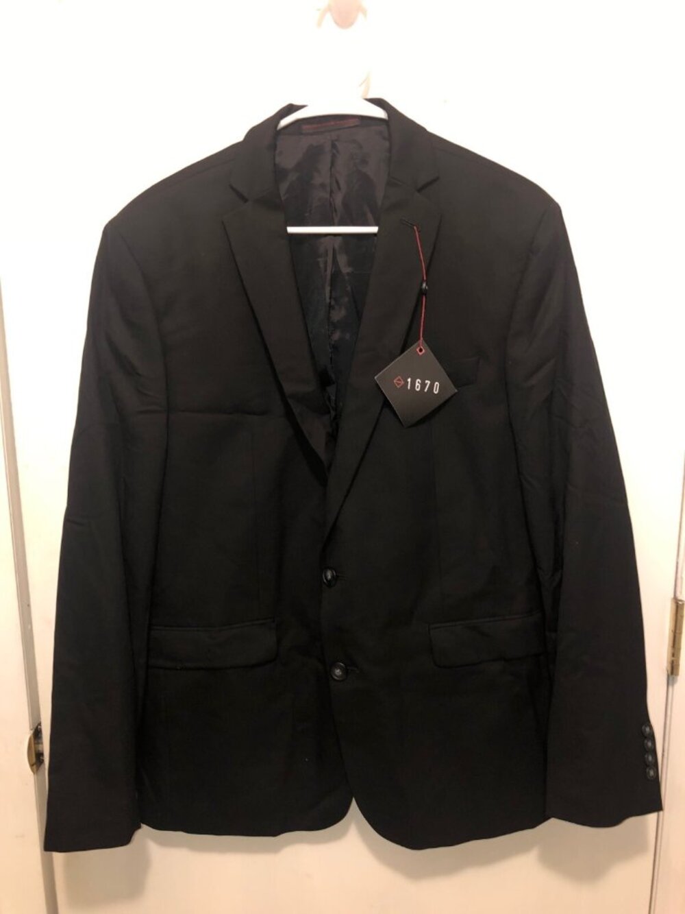 NWT 1670 Mens SZ 44R Sport Jacket Blazer 2 Button Slim Fit Retail $200